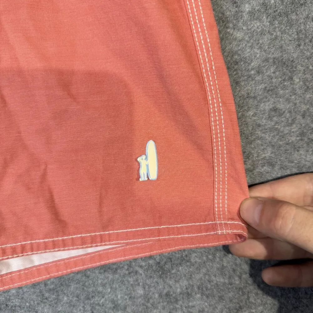 johnnie-O Mens Board Shorts‎ Red Color Size M